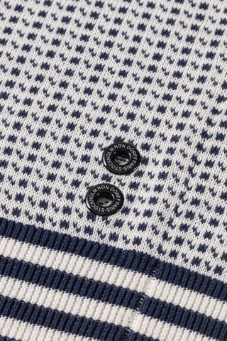 Polo de seda AW25 - Azul marino