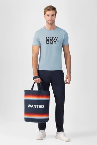 Tote bag Collab - Azul marino