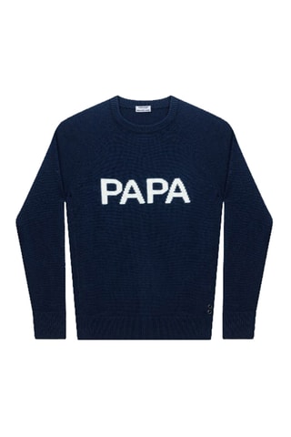 Pull en laine d’agneau - Bleu marine