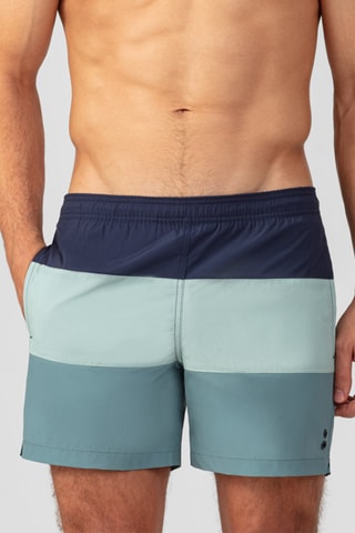 Short de baño SS25 - Azul y verde