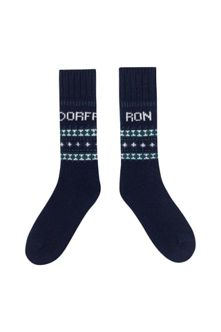 Chaussettes en laine - Bleu marine