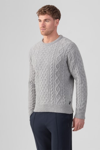 Pull en laine et cachemire - Gris