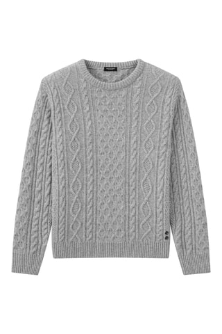 Pull en laine et cachemire - Gris