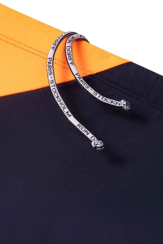 Bañador estilo slip SS25 - Azul y naranja