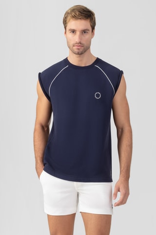Sweat en coton biologique - Bleu marine