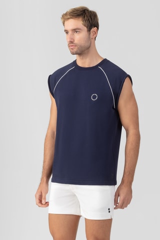 Sweat en coton biologique - Bleu marine