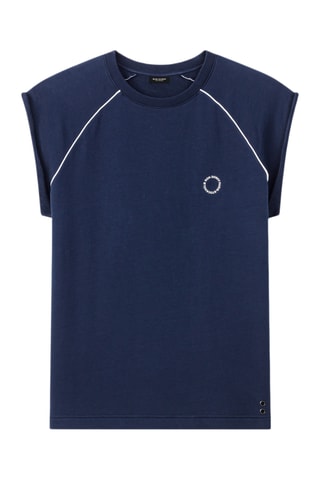 Sweat en coton biologique - Bleu marine