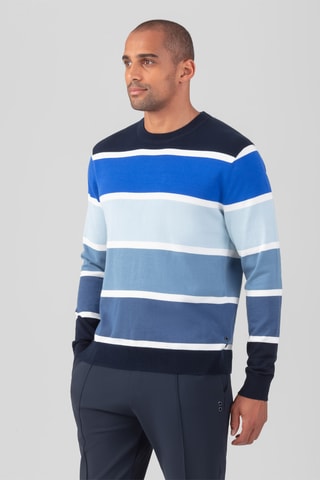Pull - Blanc et bleu marine