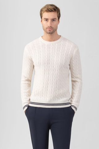 Pull en laine et cachemire - Blanc