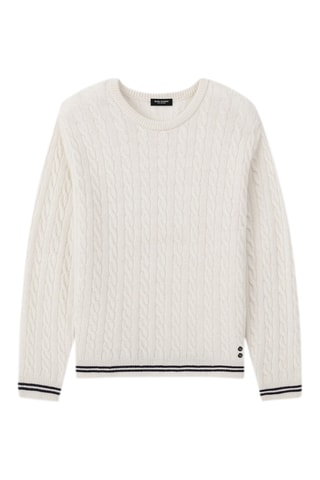 Pull en laine et cachemire - Blanc