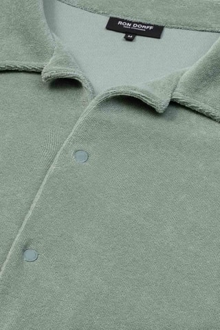 Camisa de algodón orgánico SS25 - Verde agua