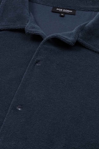 Camisa de algodón orgánico SS25 - Azul marino