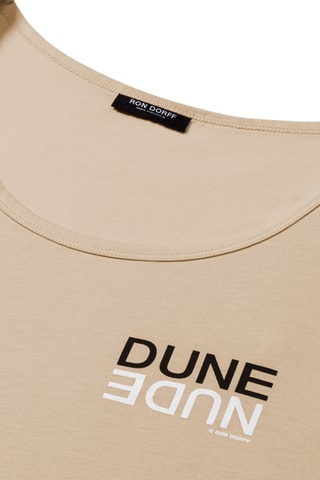 Camiseta de tirantes de algodón orgánico AW25 - Beige