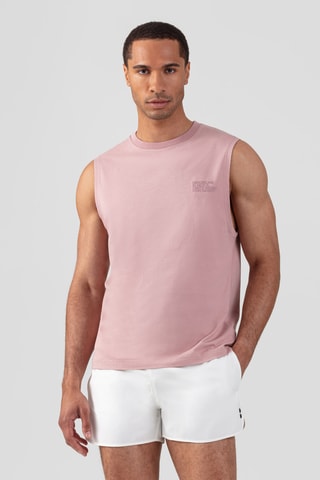 Camiseta de tirantes de algodón orgánico AW25 - Rosa