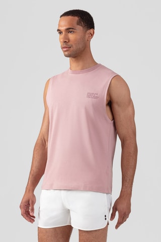 Camiseta de tirantes de algodón orgánico AW25 - Rosa
