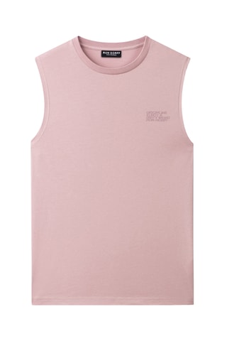 Camiseta de tirantes de algodón orgánico AW25 - Rosa