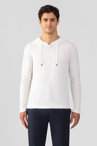 Sweat à capuche - Blanc