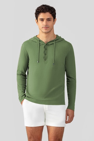 Sweat à capuche - Vert