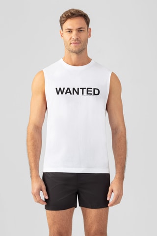 Camiseta de algodón orgánico Collab - Blanco