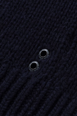 Pull en laine et cachemire - Bleu marine