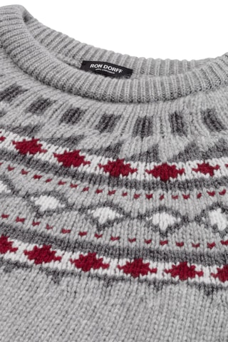 Pull en laine et cachemire - Gris