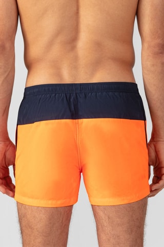 Short de baño SS25 - Azul y naranja