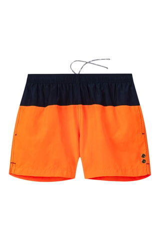 Short de baño SS25 - Azul y naranja