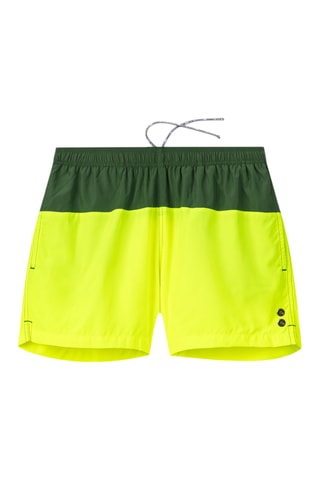 Short de baño SS25 - Amarillo y verde