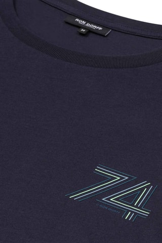Camiseta de algodón orgánico SS25 - Azul marino