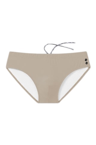 Bañador estilo slip AW24 - Beige