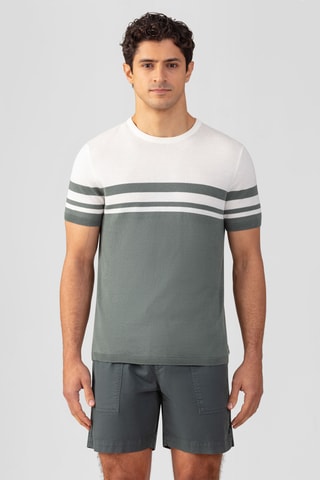 Camiseta SS25 - Blanco y gris