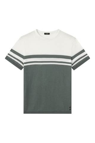 Camiseta SS25 - Blanco y gris