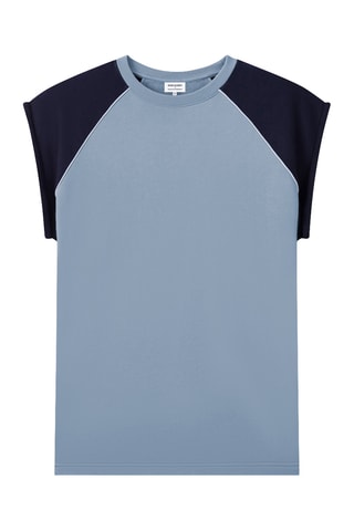 Sweat en coton biologique Collab - Bleu