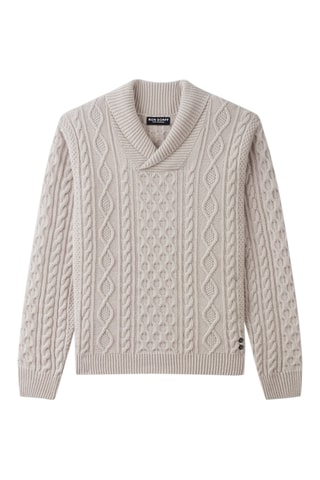Pull en laine et cachemire - Beige