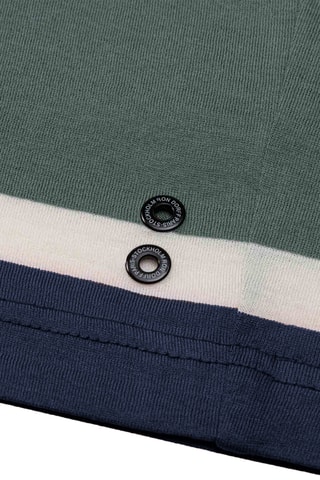 Camiseta SS25 - Azul marino, naranja y verde