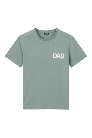 T-shirt en coton biologique - Vert d'eau