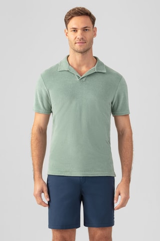 Polo de algodón orgánico SS25 - Verde agua