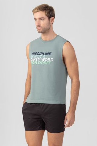 Camiseta de algodón orgánico SS25 - Verde agua