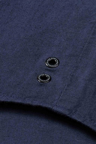 Camisa de lino SS25 fit - Azul marino