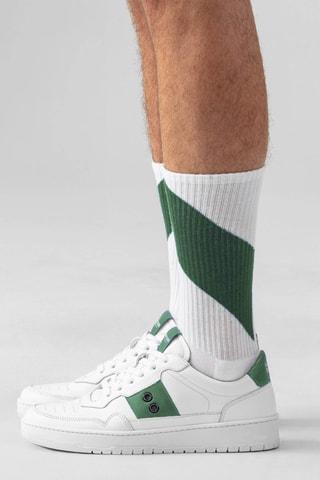 Chaussettes - Blanc et vert