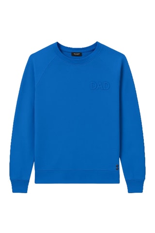 Sweat en coton biologique - Bleu