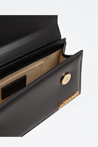 Sac à main en cuir Lungo Chiquito - Noir