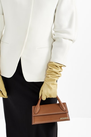 Sac à main en cuir Lungo Chiquito - Marron