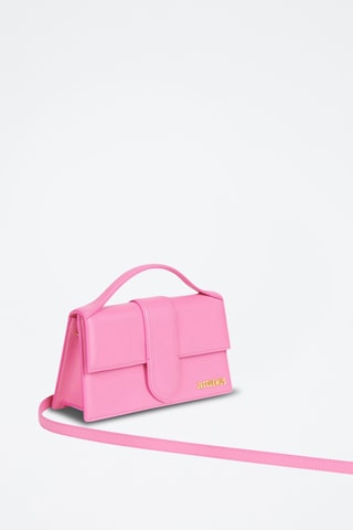 Sac à main en cuir de veau Grand Bambino - Rose