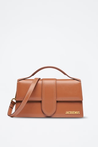 Sac à main en cuir Grand Bambino - Marron