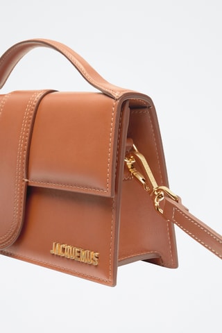 Sac à main en cuir Grand Bambino - Marron