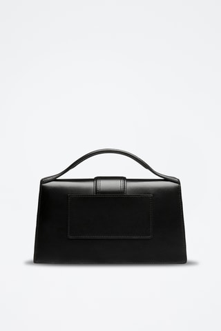 Sac à main en cuir Grand Bambino - Noir