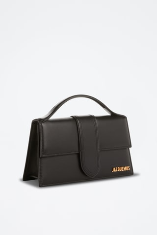 Sac à main en cuir Grand Bambino - Noir