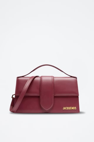 Sac à main en cuir Grand Bambino - Bordeaux