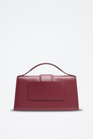 Sac à main en cuir Grand Bambino - Bordeaux